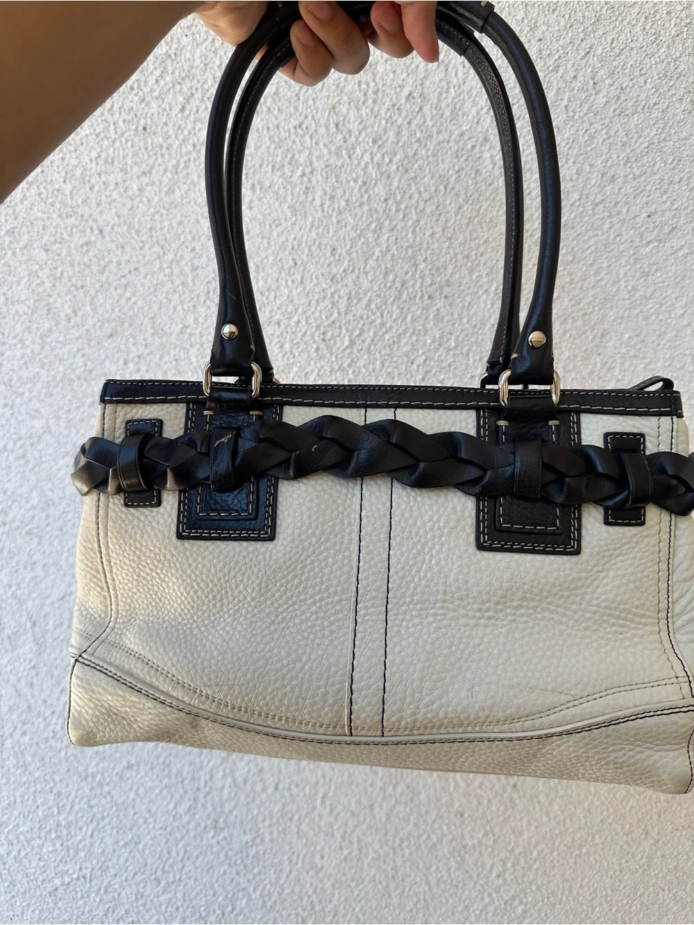 Coach leather satchel